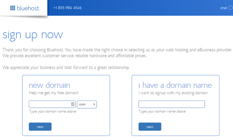 pembelian domain bluehost