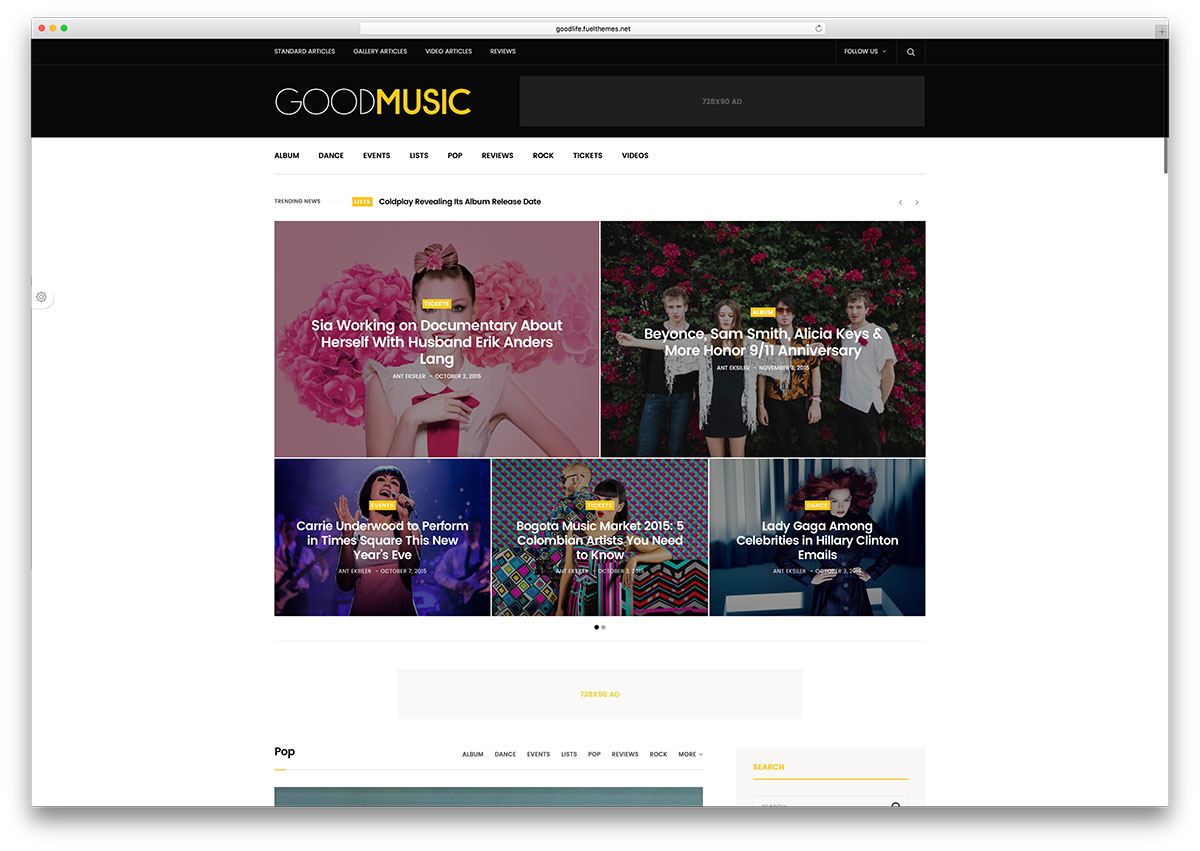 goodlife-simple-music-magazine-theme "width =" 1200 "height =" 851 "data-lazy-srcset =" https://cdn.colorlib.com/wp/wp-content/uploads/sites/2/goodlife -simple-music-magazine-theme.jpg 1200w, https://cdn.colorlib.com/wp/wp-content/uploads/sites/2/goodlife-simple-music-magazine-theme-300x213.jpg 300w, https : //cdn.colorlib.com/wp/wp-content/uploads/sites/2/goodlife-simple-music-magazine-theme-768x545.jpg 768w, https://cdn.colorlib.com/wp/wp- konten / upload / situs / 2 / goodlife-sederhana-musik-majalah-tema-1024x726.jpg 1024w "data-lazy-sizes =" (max-width: 1200px) 100vw, 1200px "data-lazy-src =" https: //cdn.colorlib.com/wp/wp-content/uploads/sites/2/goodlife-simple-music-magazine-theme.jpg?is-pending-load=1 "srcset =" data: gambar / gif; base64 , R0lGODlhAQABAIAAAAAAP /// yH5BAEAAAAALAAAAABAAEAAAIBRAA7 "/></p>
<p>Dalam banyak hal, web itu seperti Wild West: hanya mereka yang memiliki jiwa wirausaha yang dapat bertahan hidup. GoodLife adalah tema WordPress AdSense untuk pengguna yang memahami tuntutan pasar. Ini memungkinkan Anda membuat situs web yang mengejutkan dan mengesankan banyak pengunjung. Suatu keseimbangan yang baik harus dipukul dengan iklan, karena terlalu banyak iklan dapat benar-benar mencegah orang dari sering mengunjungi halaman Anda. Pemilik yang berhasil menyadari bahwa penempatan iklan adalah faktor yang paling penting. Untungnya, plugin Komposer Visual memudahkan pemilik situs untuk mengatur iklan dan menyesuaikan tata letaknya.</p>
<p>Setelah instalasi, GoodLife akan memiliki Jetpack dan Integrasi Sosial yang sempurna. Profil media sosial diambil dalam interval yang ditentukan oleh administrator. Anda bahkan dapat melacak posisi Anda di peringkat mesin pencari, karena plugin Rankie WordPress. Meskipun label harganya $ 16, itu ditambahkan gratis. Selain itu, tema ini memiliki plugin Essential Grid, yang memungkinkan pengguna untuk menampilkan beberapa format konten dalam kisi yang dipersonalisasi. GoodLife kompatibel dengan perangkat apa pun, apa pun ukuran layarnya. Konten Anda dapat ditampilkan di ponsel cerdas, laptop, tablet, atau komputer desktop. Pastikan untuk mengakses pratinjau tema, untuk informasi lebih lanjut.</p>
<p> <a class=