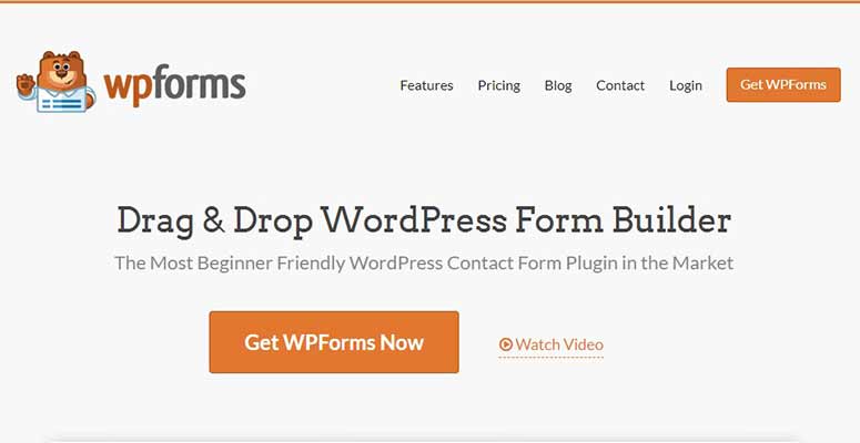 WPForms, plugin magnet utama