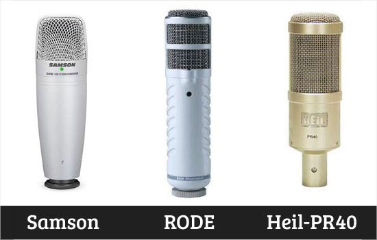 Membeli mikrofon profesional untuk Podcasting