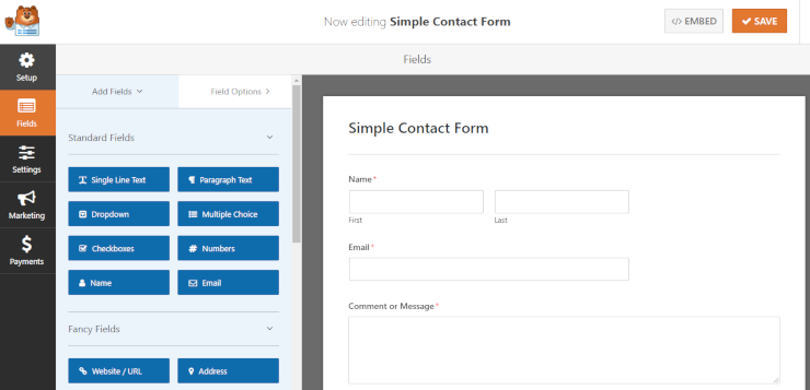 wpforms vs surveymonkey kemudahan penggunaan