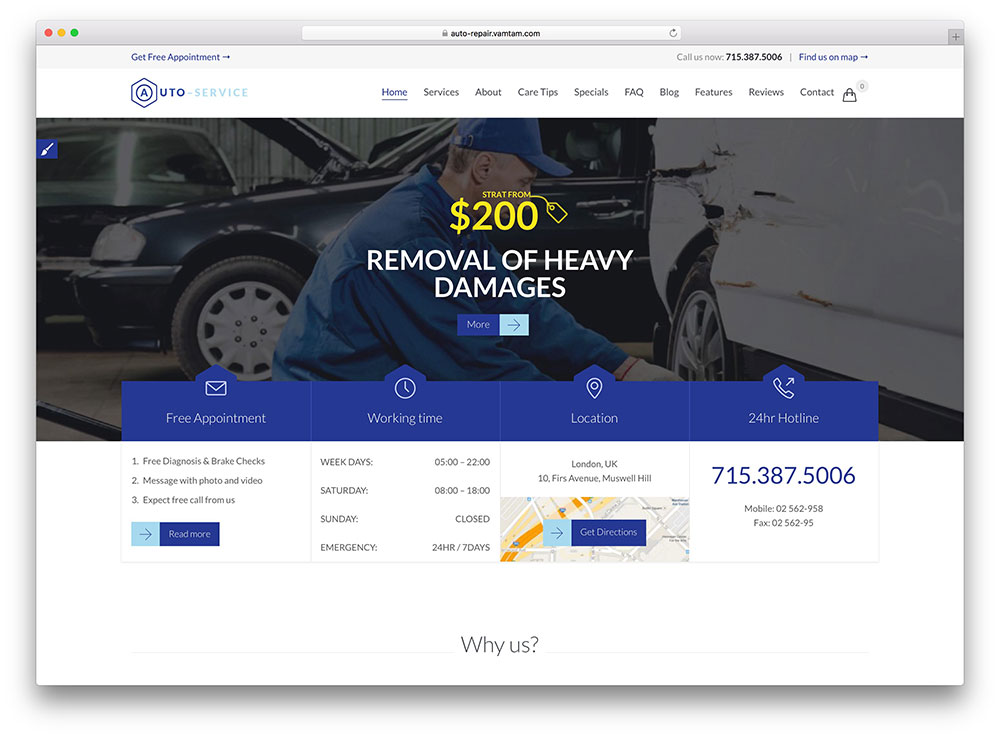 auto-service-wordpress-theme "width =" 1000 "height =" 737 "data-lazy-srcset =" https://cdn.colorlib.com/wp/wp-content/uploads/sites/2/auto-service -wordpress-theme.jpg 1000w, https://cdn.colorlib.com/wp/wp-content/uploads/sites/2/auto-service-wordpress-theme-300x221.jpg 300w "data-lazy-size =" (max-width: 1000px) 100vw, 1000px "data-lazy-src =" https://wptips.rbchosting.com/wp-content/uploads/2019/01/1547032581_954_23-Bengkel-Otomatis-Bengkel-Mobil-WordPress-Themes-2019.jpg? is-pending-load = 1 "srcset =" data: image / gif; base64, R0lGODlhAQABAIAAAAAAAP /// yH5BAEAAAAALAAAAAABAAEAAAIBRAA7 "/></p>
<p>Bengkel Perbaikan Mobil Otomatis adalah tema layanan otomatis responsif WordPress yang sangat kuat, berkualitas tinggi, dibuat dengan cermat, terutama dibuat dengan tujuan sengaja untuk sepenuhnya memenuhi kebutuhan segala jenis situs web penyedia layanan otomatis, mulai dari bengkel mobil, pencucian mobil, dan garasi untuk pengecatan otomatis, servis rem, penyewaan mobil, inspeksi kendaraan, dan segala macam layanan bisnis kecil, termasuk tukang dari segala jenis. Tema ini dibangun secara unik untuk kemudahan penggunaan dan profesionalisme: puluhan kombinasi homepage, templat, header dan sidebars yang tersedia tersedia, dengan berton-ton opsi yang telah dikonfigurasikan dengan filosofi desain berorientasi-tujuan, termasuk jam buka, bentuk Konsultasi / Pengangkatan Gratis, hasil kasus, FAQ, temui halaman tim, dan banyak lagi.</p>
<p>Bengkel Perbaikan Mobil Otomatis adalah tema yang intuitif, mudah digunakan, dapat diakses, sama sekali tidak memerlukan pengalaman pengkodean. Tema ini juga membantu membangun situs web yang terlihat profesional, serius, dan interaktif untuk bisnis layanan mobil Anda. Mudah disesuaikan untuk memenuhi kebutuhan visual dan branding Anda. Selain itu, ribuan klien yang puas memuji tentang dukungan pelanggan yang berdedikasi dan berdedikasi, serta dokumentasi teknis yang luas, menyeluruh namun dapat didekati. Bengkel Perbaikan Mobil Otomatis adalah solusi satu atap untuk semua kebutuhan situs web layanan otomatis Anda.</p>
<p> <a class=