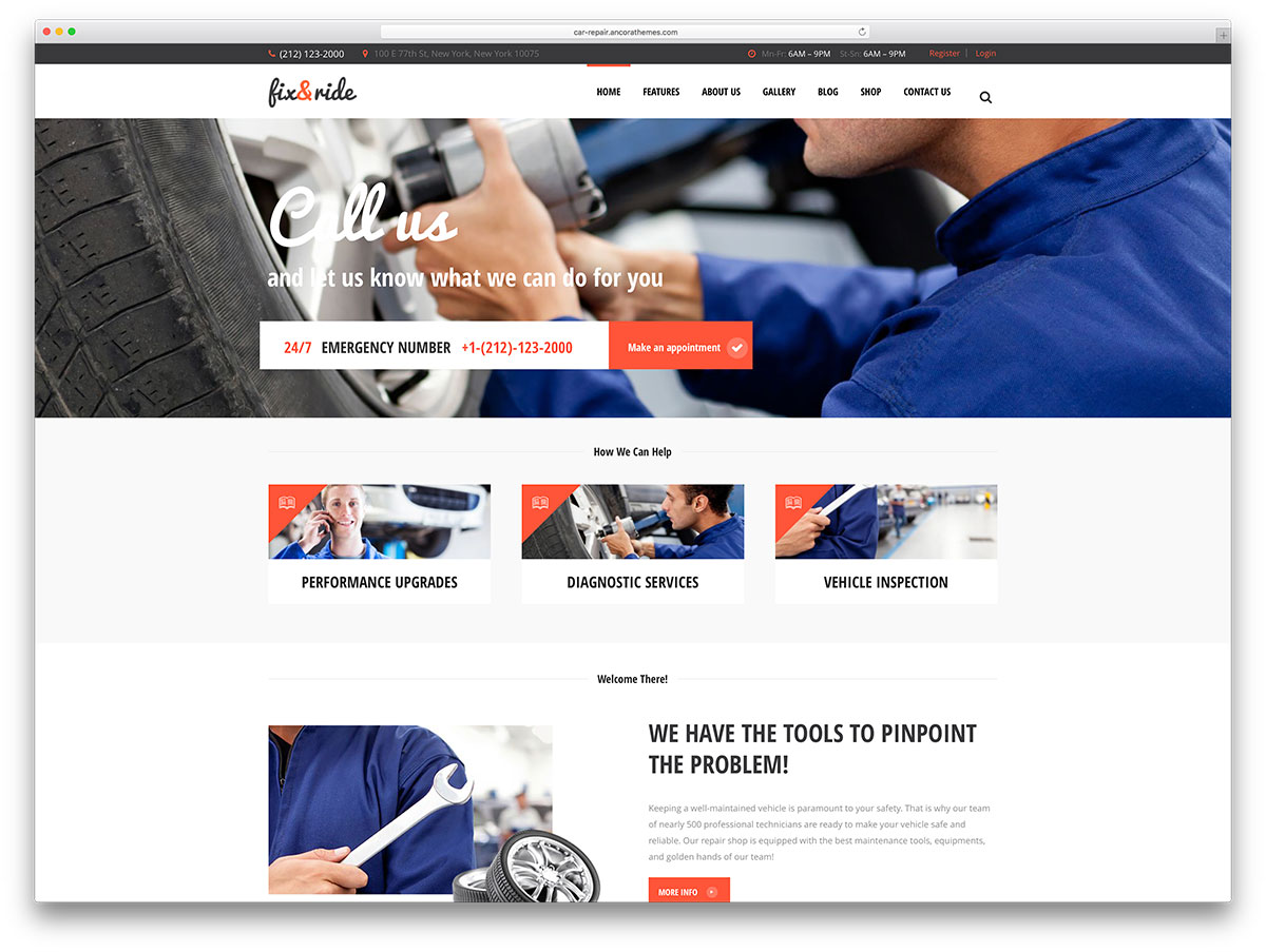 perbaikan-mobil-minimal-wordpress-tema "width =" 1200 "height =" 903 "data-lazy-srcset =" https://cdn.colorlib.com/wp/wp-content/uploads/sites/2/car -repair-minimal-wordpress-theme.jpg 1200w, https://cdn.colorlib.com/wp/wp-content/uploads/sites/2/car-repair-minimal-wordpress-theme-300x226.jpg 300w, https : //cdn.colorlib.com/wp/wp-content/uploads/sites/2/car-repair-minimal-wordpress-theme-768x578.jpg 768w, https://cdn.colorlib.com/wp/wp- content / uploads / sites / 2 / car-repair-minimal-wordpress-theme-1024x771.jpg 1024w "data-lazy-size =" (max-width: 1200px) 100vw, 1200px "data-lazy-src =" https: //cdn.colorlib.com/wp/wp-content/uploads/sites/2/car-repair-minimal-wordpress-theme.jpg?is-pending-load=1 "srcset =" data: image / gif; base64 , R0lGODlhAQABAIAAAAAAAP /// yH5BAEAAAAALAAAAAABAAEAAAIBRAA7 "/></p>
<p>Dikembangkan oleh penulis elit, Fix & Ride adalah tema WordPress yang patut dicontoh. Anda dapat menggunakan tema ini untuk meningkatkan situs web perbaikan mobil Anda, saat Anda berupaya menarik lebih banyak klien. Desainnya minimal dan bersih, dan tata letaknya sangat user-friendly. Selama ada situs perawatan kendaraan yang membutuhkan peningkatan, Fix & Ride tidak akan mengecewakan. Semua pengguna dapat menikmati tema ini dan bukan hanya pengembang web ahli. Hampir semua orang dapat membuat situs yang sesuai dengan visi mereka, mengingat Fix & Ride tidak memerlukan pengetahuan pemrograman tingkat lanjut. Selain itu, Anda dapat membuat halaman sendiri, berkat fitur Visual Composer. Anda dapat membayangkan situs web ideal Anda dan Fix & Ride akan melakukannya untuk Anda.</p>
<p>Setiap klien akan mendapat manfaat dari sejumlah widget dan shortcode yang mengejutkan yang memfasilitasi manajemen tema. Anda bahkan dapat memamerkan karya Anda dengan cara yang menarik melalui plugin Revolution Slider. Selain itu, data demo bisa sangat praktis dan informatif, karena menyediakan template untuk perbaikan di masa mendatang. Mengimpor data demo ini sangat mudah, karena hanya membutuhkan satu klik. Selanjutnya, Anda dapat melihat tata letak tema di tablet, ponsel cerdas, laptop, dan komputer desktop. Selain itu, pengembang membangunnya agar kompatibel dengan browser dan interaksi layar sentuh.</p>
<p> <a class=