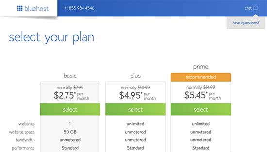 Harga bluehost