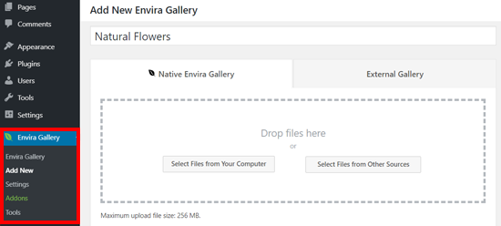 Membuat Galeri Baru dengan Plugin Envira Gallery WordPress