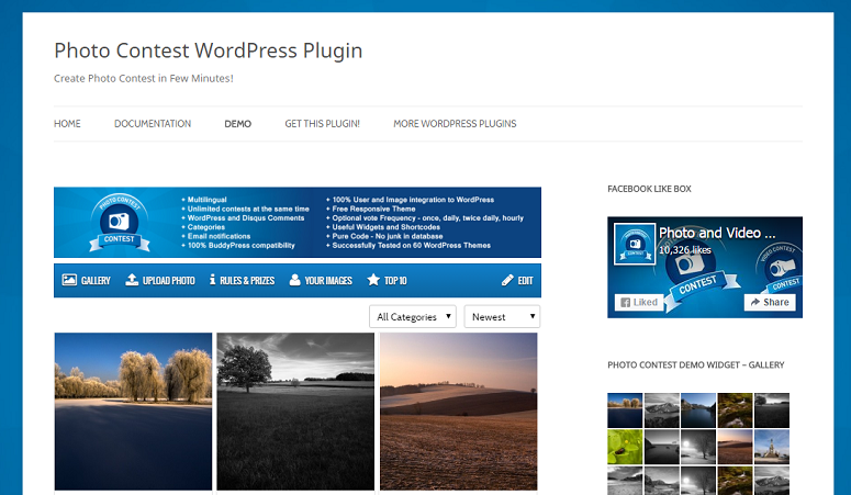 Kontes foto Plugin WP, plugin kontes, plugin giveaway