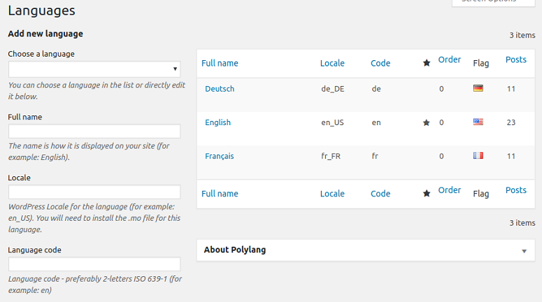 Bahasa Polylang, WPML vs Polylang