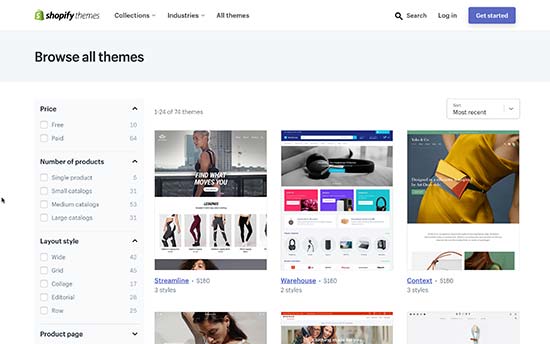 Tema Shopify