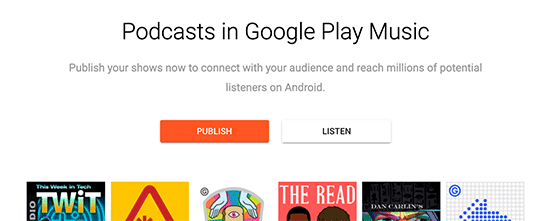 Publikasikan Google Podcast