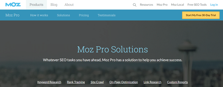 moz, alat pemeriksa backlink