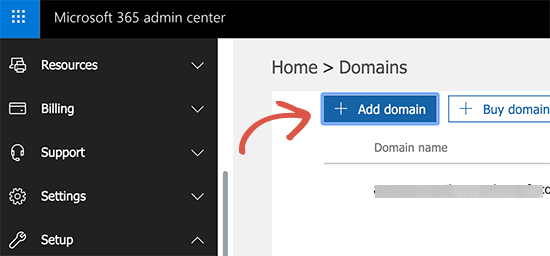 Tambahkan domain ke Office 365