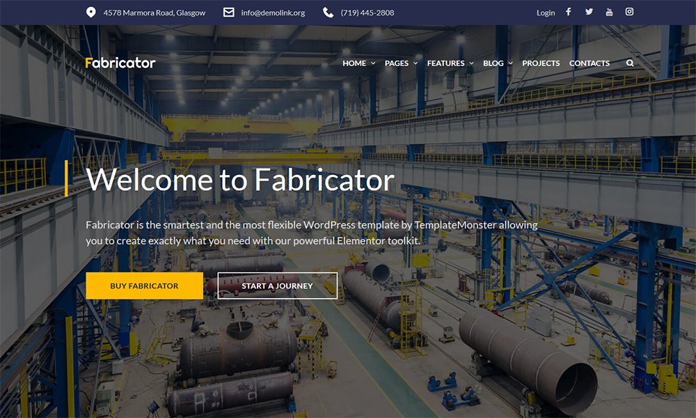 Perakit - Perusahaan Industri Elementor Theme WordPress