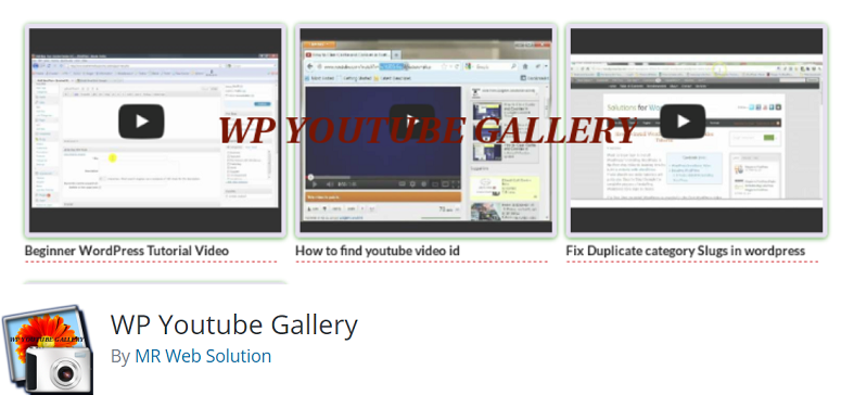 plugin galeri video youtube