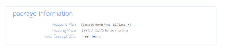 Bluehost-paket-informasi