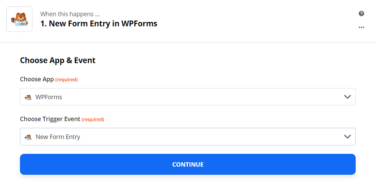 mengintegrasikan wpfrms ke zapier