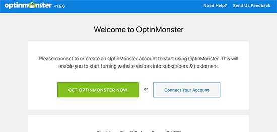 Hubungkan OptinMonster ke situs web Anda