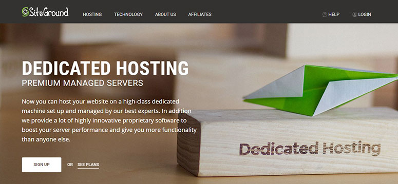 Dedicated Hosting SiteGround