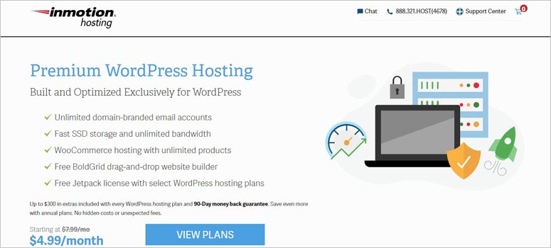 InMotion Hosting, SSL gratis