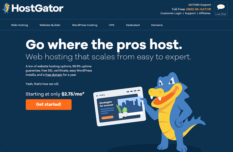 HostGator hosting, ssl gratis