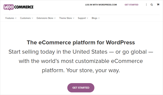 Halaman depan WooCommerce