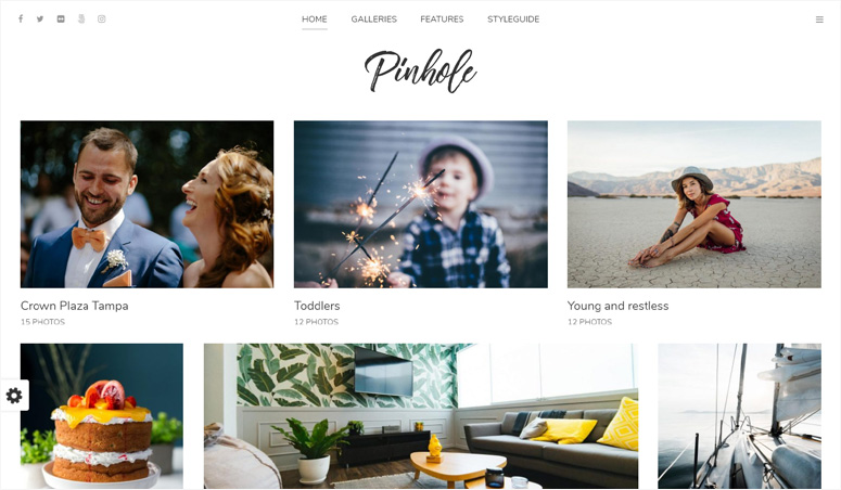 pinhole-wordpress-theme "width =" 775 "height =" 452 "class =" alignnone ukuran-penuh wp-image-223120 "srcset =" https://www.isitwp.com/wp-content/uploads/2018/ 10 / pinhole-wordpress-theme.jpg 775w, https://www.isitwp.com/wp-content/uploads/2018/10/pinhole-wordpress-theme-300x175.jpg 300w, https: //www.isitwp. com / wp-content / unggah / 2018/10 / pinhole-wordpress-theme-768x448.jpg 768w "ukuran =" (lebar maks: 775px) 100vw, 775px "/></a></p>
<p>Pinhole adalah tema galeri WordPress profesional yang dirancang untuk fotografer kreatif. Ini memiliki sejumlah besar gaya dan opsi galeri berbeda yang dibutuhkan fotografer. </p>
<p>Dengan tema Pinhole, Anda dapat memamerkan foto-foto Anda dengan indah serta menawarkan layanan fotografi secara profesional. Anda dapat dengan mudah mengatur fitur login klien terbatas, unduhan gambar, dan opsi pemeriksaan foto. </p>
<p>Pinhole hadir dengan 8 demo situs fotografi bergaya dan lebih dari 30 layout galeri untuk mendesain situs fotografi Anda dengan mudah. </p>
<p><a href=