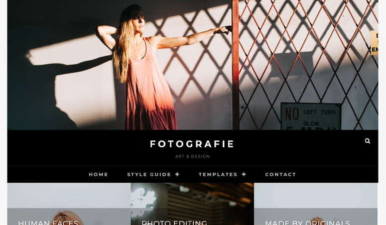 fotographie-theme" width="775" height="452" class="alignnone size-full wp-image-223141" srcset="https://wptips.rbchosting.com/wp-content/uploads/2020/03/1583336226_599_45-Tema-Fotografi-Terbaik-untuk-WordPress-2020.jpg 775w, https://www.isitwp.com/wp-content/uploads/2018/10/fotographie-theme-300x175.jpg 300w, https://www.isitwp.com/wp-content/uploads/2018/10/fotographie-theme-768x448.jpg 768w" sizes="(max-width: 775px) 100vw, 775px"/></a></p>
<p>Fotografie is a modern photography WordPress theme with a minimal design and high-quality features. It helps you create a simple and elegant photography site easily. It’s built with WordPress Live Customizer and allows you to design your site with live previews, making the work simple and quick. </p>
<p>The theme includes a featured content section and hero content to highlight your recent and popular posts. Then, to showcase your professional skills and photographs, it has a beautiful portfolio layout in a grid style. </p>
<p>Fotographie theme was created using the standard code and features a fully responsive design. So, your site will look great on all types of devices and screens. </p>
<p><a href=