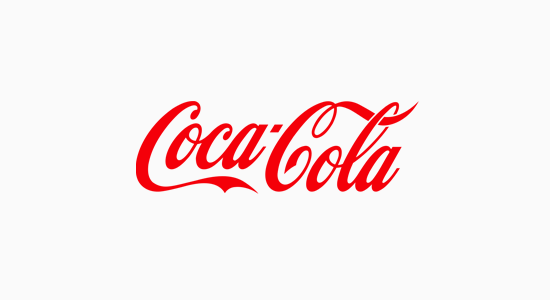 Logo ikonik Coca Cola adalah contoh klasik dari logo wordmark