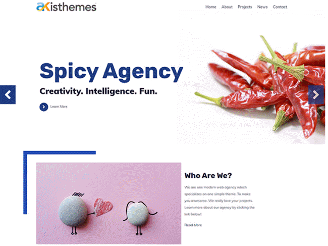 tema wordpress atlast agency