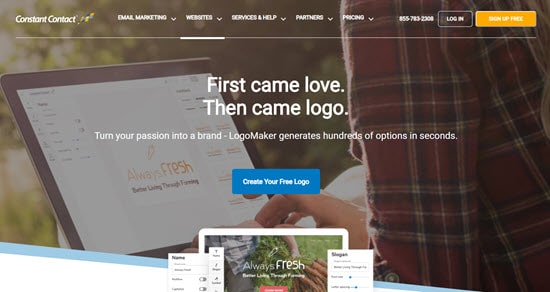 Pembuat logo Constant Contact