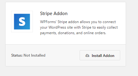 WPForms Stripe Addons, menerima pembayaran stripe