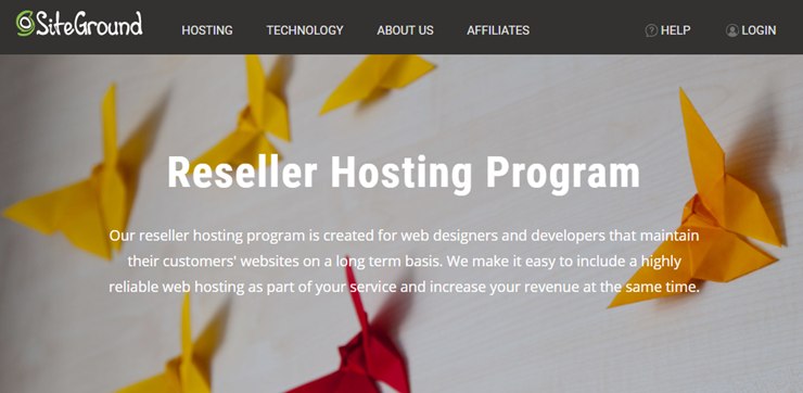 hosting reseller siteground