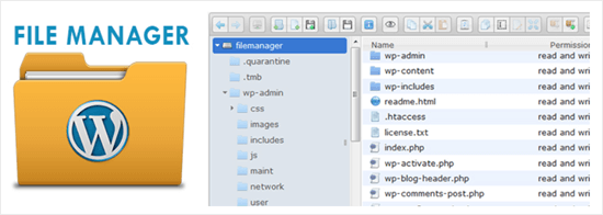 Manajer File - unduhan plugin manajer untuk WordPress