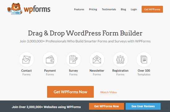 Situs web WPForms