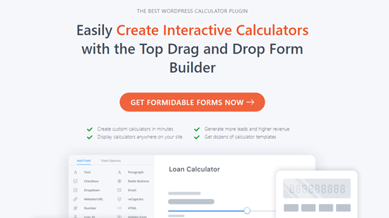 Plugin kalkulator Formulir yang tangguh