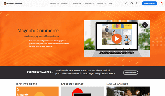 Situs web Magento