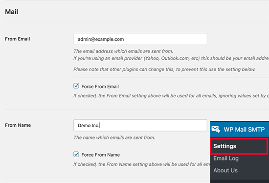 Ubah nama pengirim dan email di WordPress menggunakan WP Mail SMTP