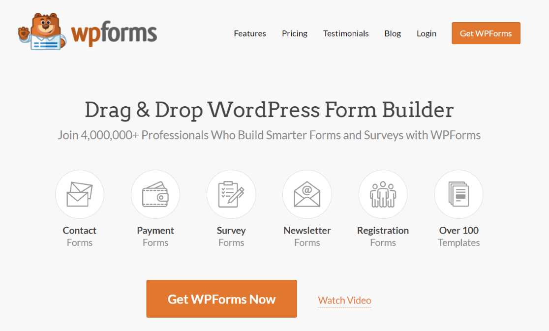 Formulir WP: Plugin Formulir WordPress