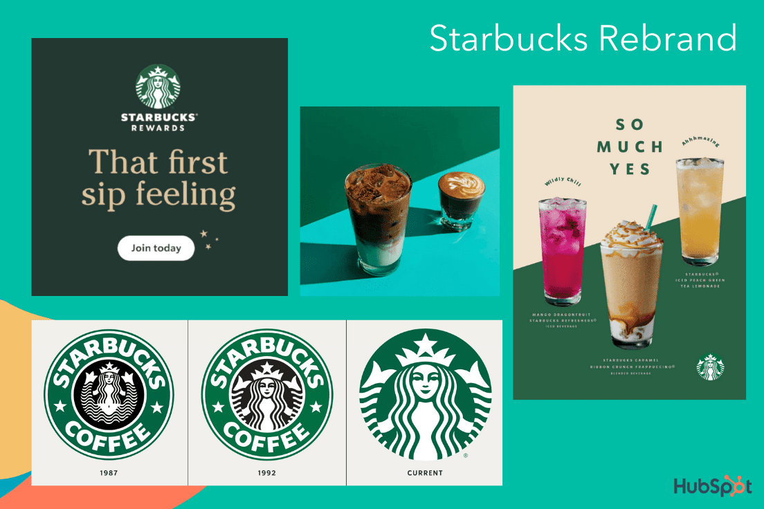 Contoh rebranding, rebranding impresif Starbucks