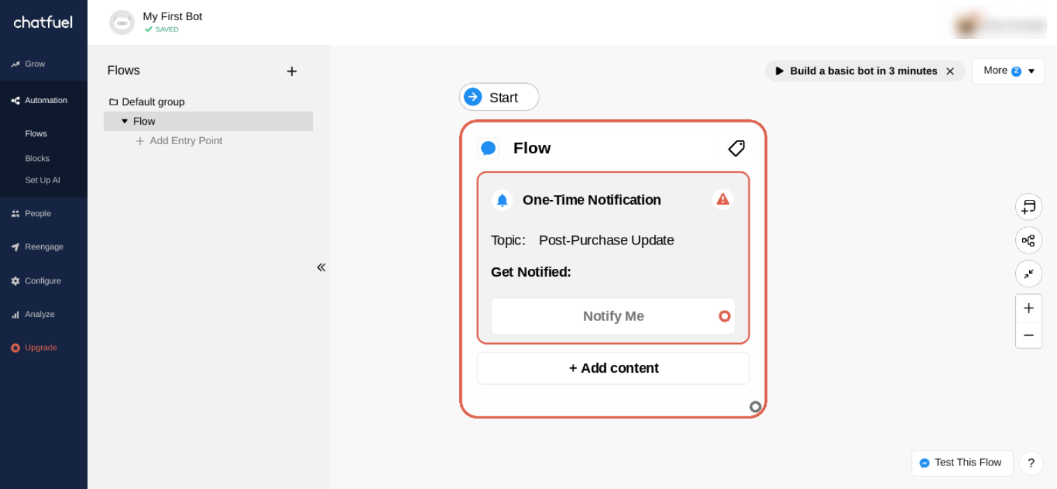 Membangun chatbot eCommerce dengan Chatfuel.