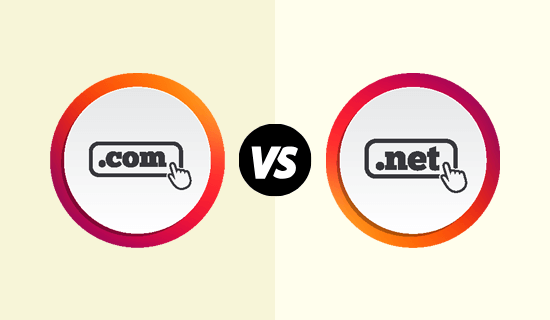 Ekstensi domain .com vs .net