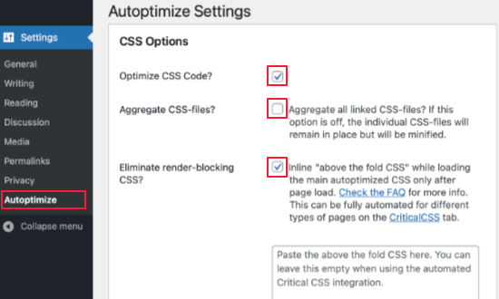 Gulir ke Bawah ke Opsi CSS