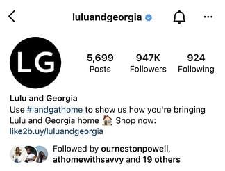 ide bio instagram: contoh lulu dan georgia