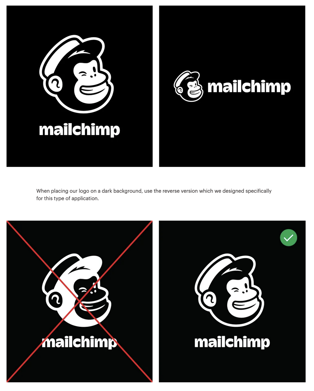 Pedoman merek Mailchimp