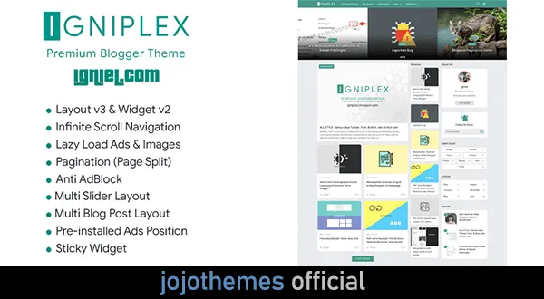 Template Blogger Premium Igniplex