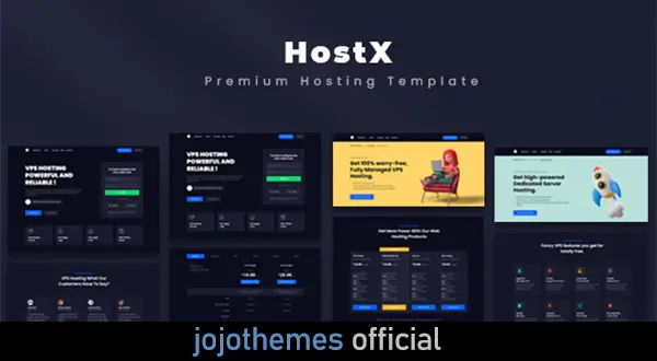 HostX - Template Hosting Premium