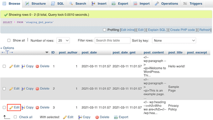 Menemukan posting konsep di WordPress