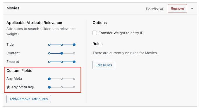 Mengubah relevansi atribut untuk jenis posting khusus di pencarian WordPress