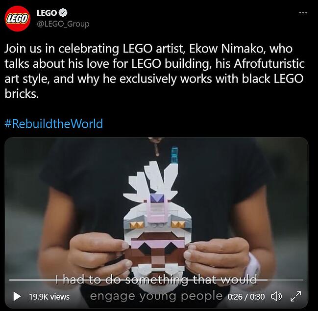 Contoh Kampanye Humas Media Sosial: Lego