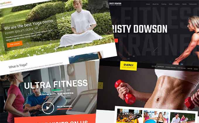 Tema WordPress untuk situs gym