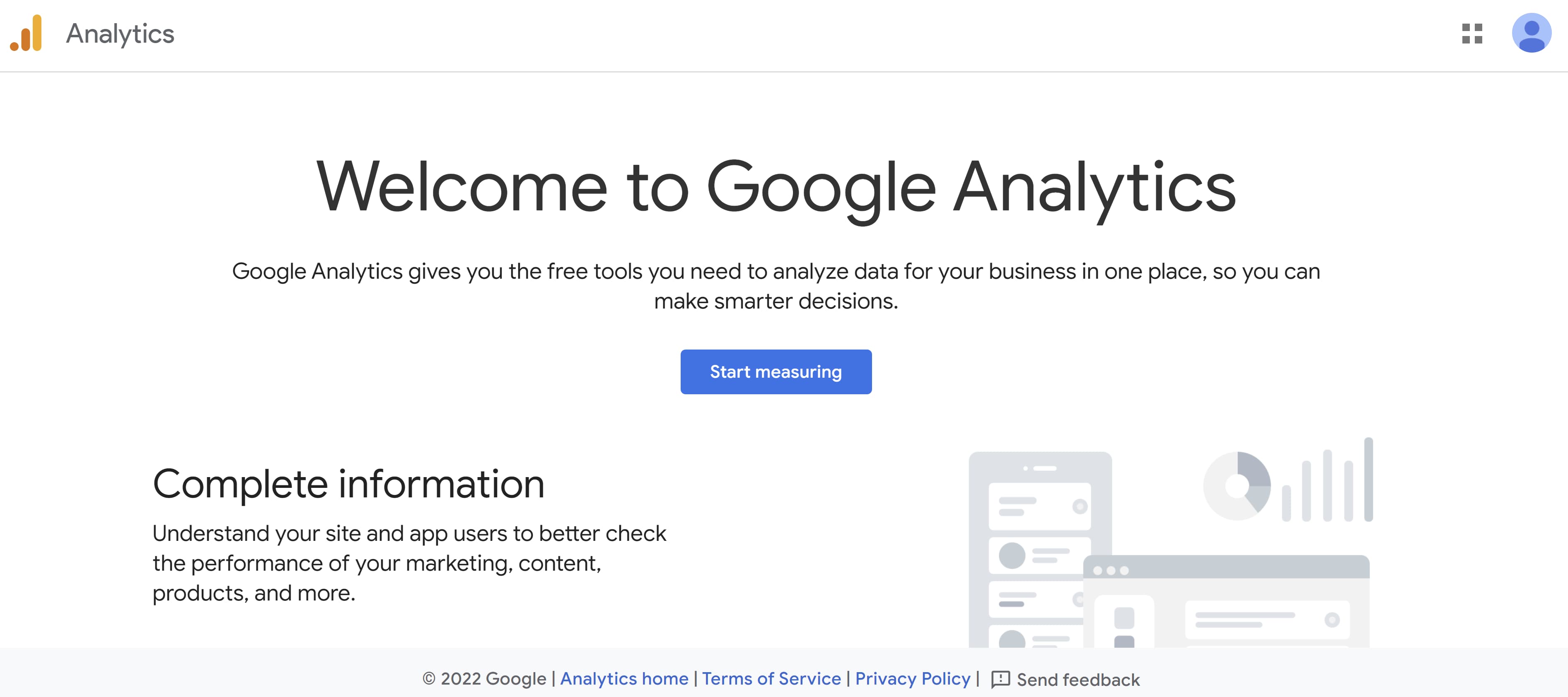 Tangkapan layar Google Analytics, yang dapat digunakan dalam audit SEO lokal